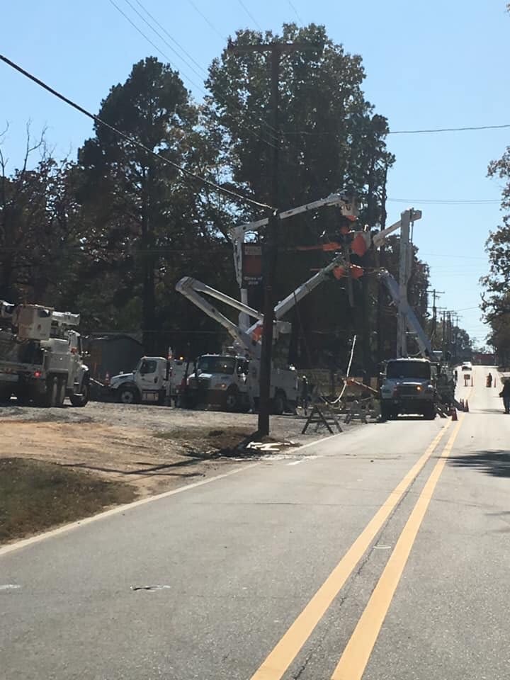 Traffic Detoured On N Moro Due In Fordyce AR Due To Accident With Power